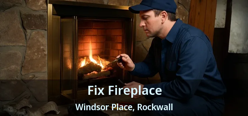 Fix Fireplace Windsor Place, Rockwall - TX