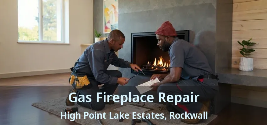 Gas Fireplace Repair High Point Lake Estates, Rockwall - TX