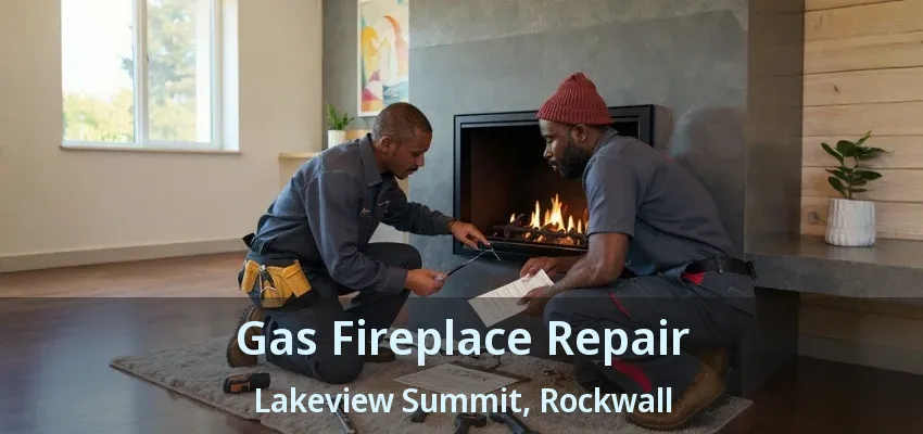 Gas Fireplace Repair Lakeview Summit, Rockwall - TX