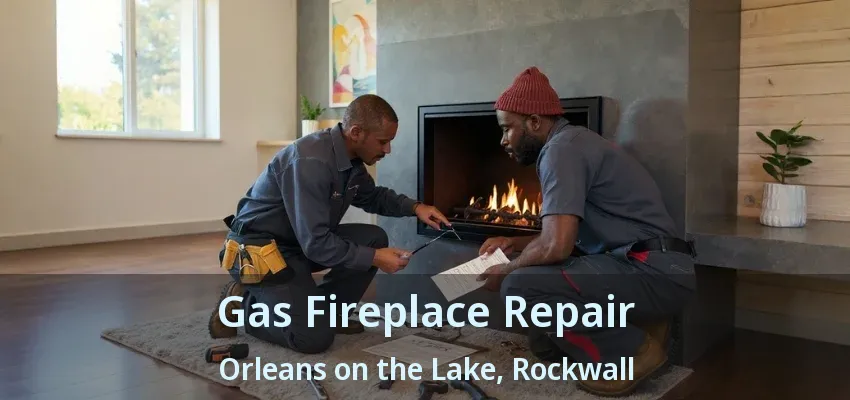Gas Fireplace Repair Orleans on the Lake, Rockwall - TX