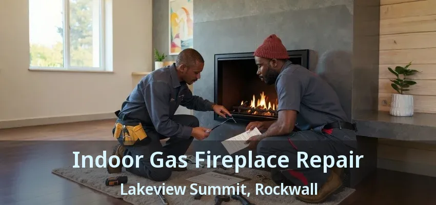 Indoor Gas Fireplace Repair Lakeview Summit, Rockwall - TX