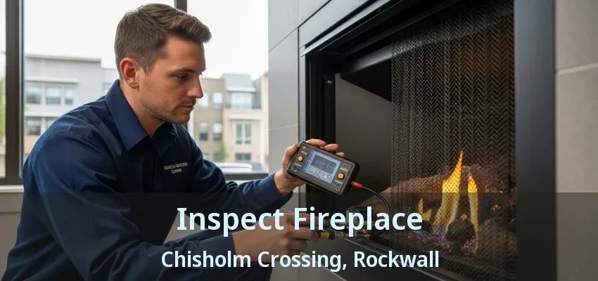 Inspect Fireplace Chisholm Crossing, Rockwall - TX