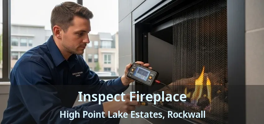Inspect Fireplace High Point Lake Estates, Rockwall - TX