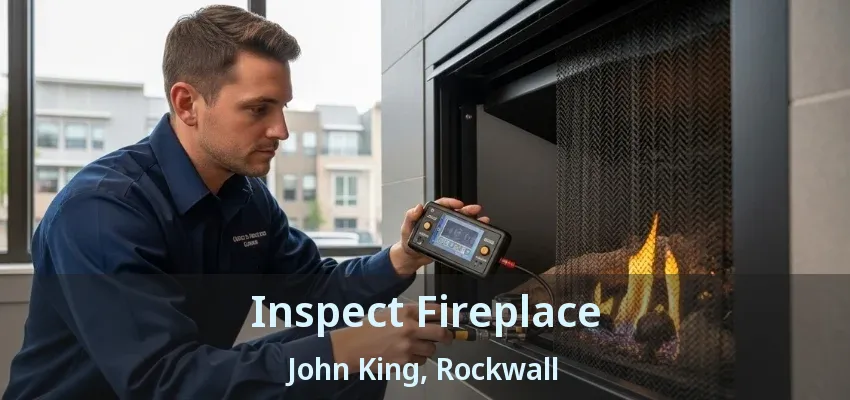 Inspect Fireplace John King, Rockwall - TX