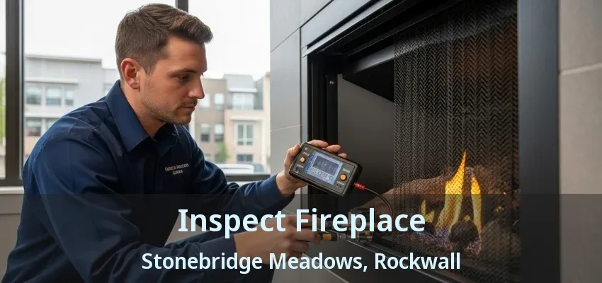 Inspect Fireplace Stonebridge Meadows, Rockwall - TX