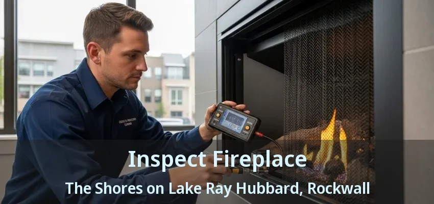 Inspect Fireplace The Shores on Lake Ray Hubbard, Rockwall - TX