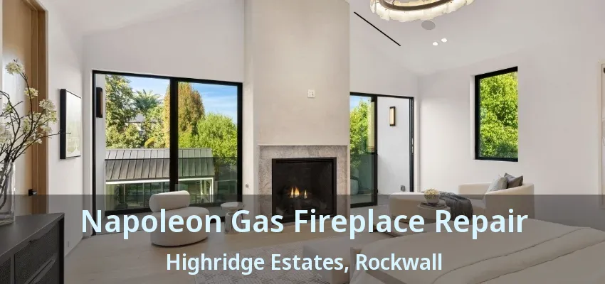 Napoleon Gas Fireplace Repair Highridge Estates, Rockwall - TX