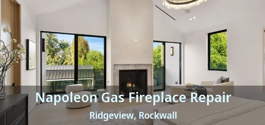 Napoleon Gas Fireplace Repair Ridgeview, Rockwall - TX
