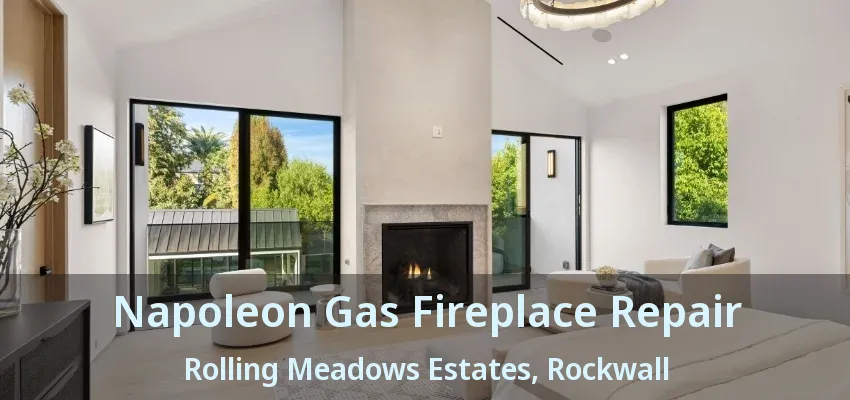 Napoleon Gas Fireplace Repair Rolling Meadows Estates, Rockwall - TX