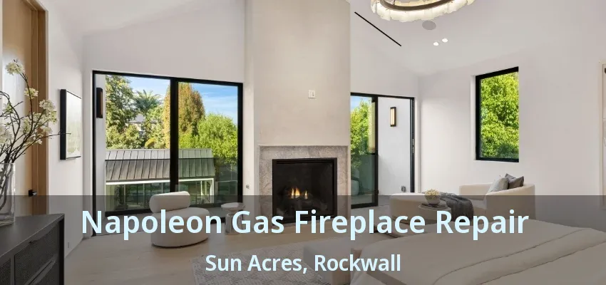 Napoleon Gas Fireplace Repair Sun Acres, Rockwall - TX