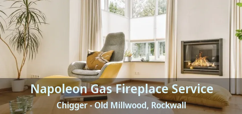 Napoleon Gas Fireplace Service Chigger - Old Millwood, Rockwall - TX