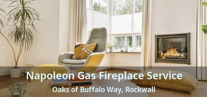 Napoleon Gas Fireplace Service Oaks of Buffalo Way, Rockwall - TX