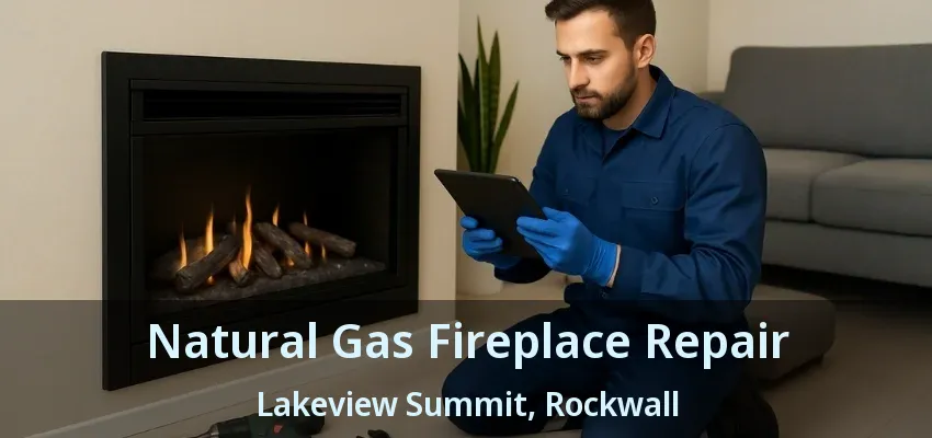 Natural Gas Fireplace Repair Lakeview Summit, Rockwall - TX