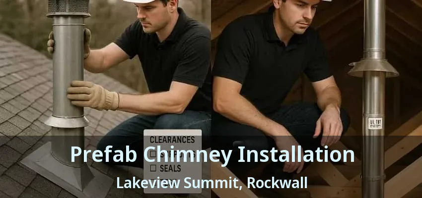Prefab Chimney Installation Lakeview Summit, Rockwall - TX
