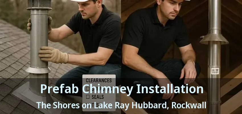 Prefab Chimney Installation The Shores on Lake Ray Hubbard, Rockwall - TX