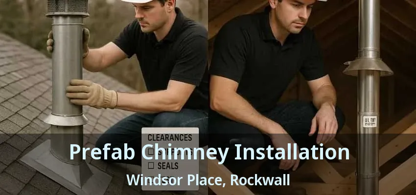 Prefab Chimney Installation Windsor Place, Rockwall - TX