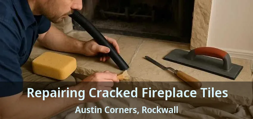 Repairing Cracked Fireplace Tiles Austin Corners, Rockwall - TX
