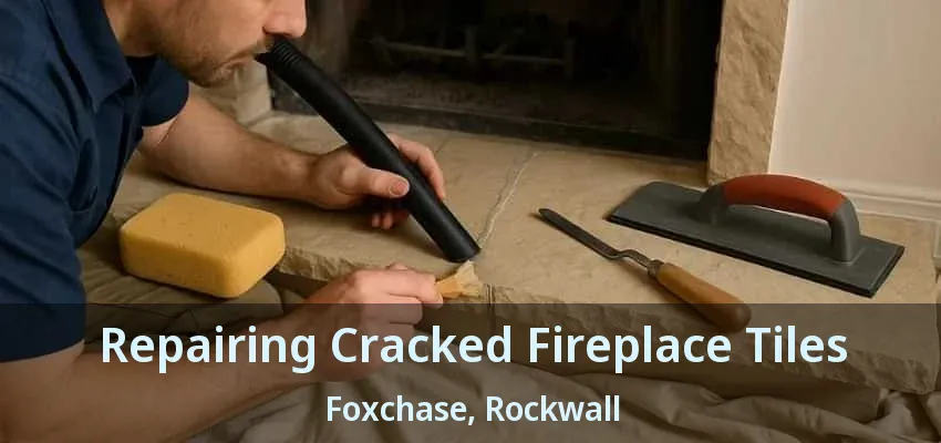 Repairing Cracked Fireplace Tiles Foxchase, Rockwall - TX