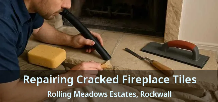 Repairing Cracked Fireplace Tiles Rolling Meadows Estates, Rockwall - TX