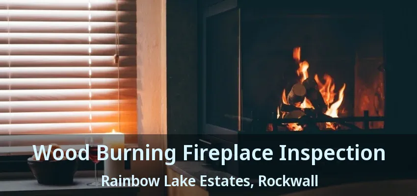 Wood Burning Fireplace Inspection Rainbow Lake Estates, Rockwall - TX